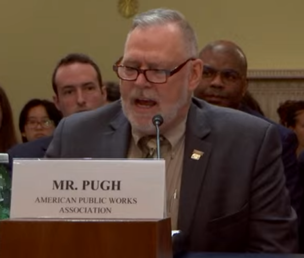 a photo of Keith Pugh testifying before the U.S. House Committee on Natural Resources