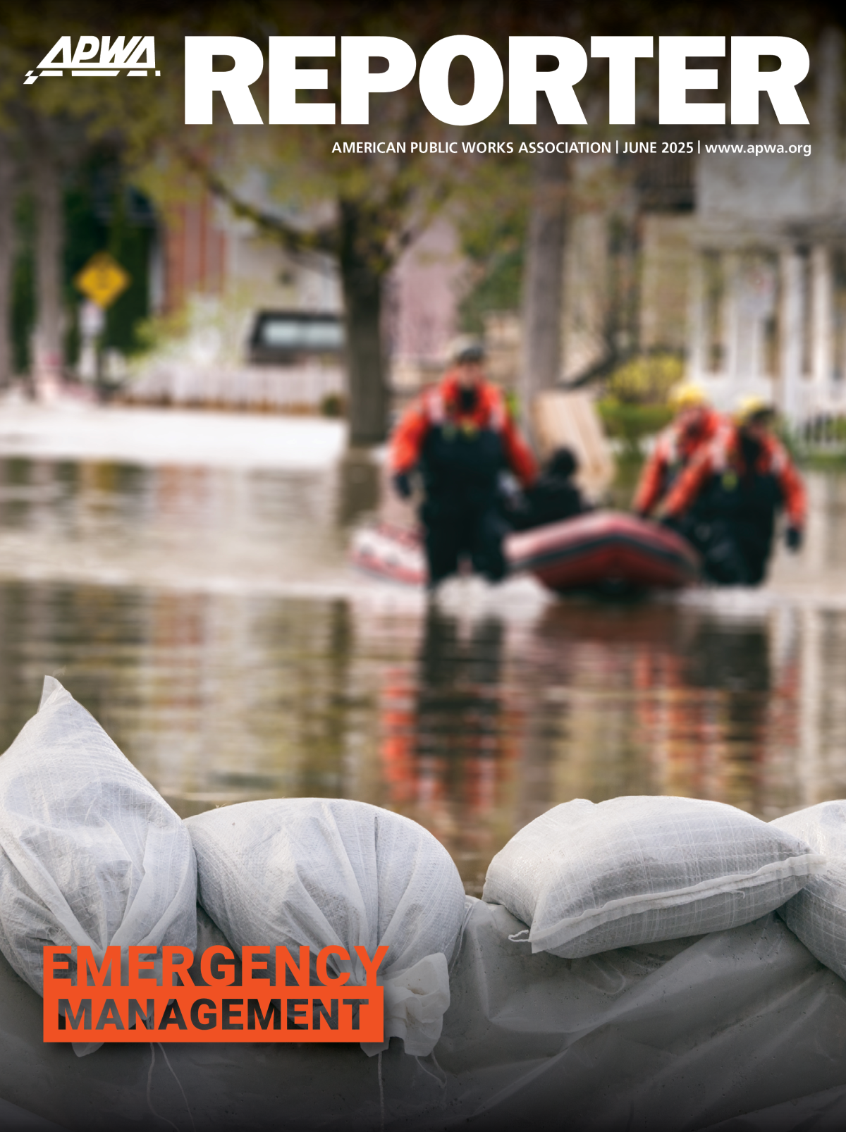 Cover image of the APWA Reporter June 2025 issue