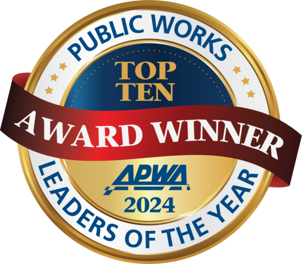 logo for the APWA Top Ten Public Works Leaders of the Year