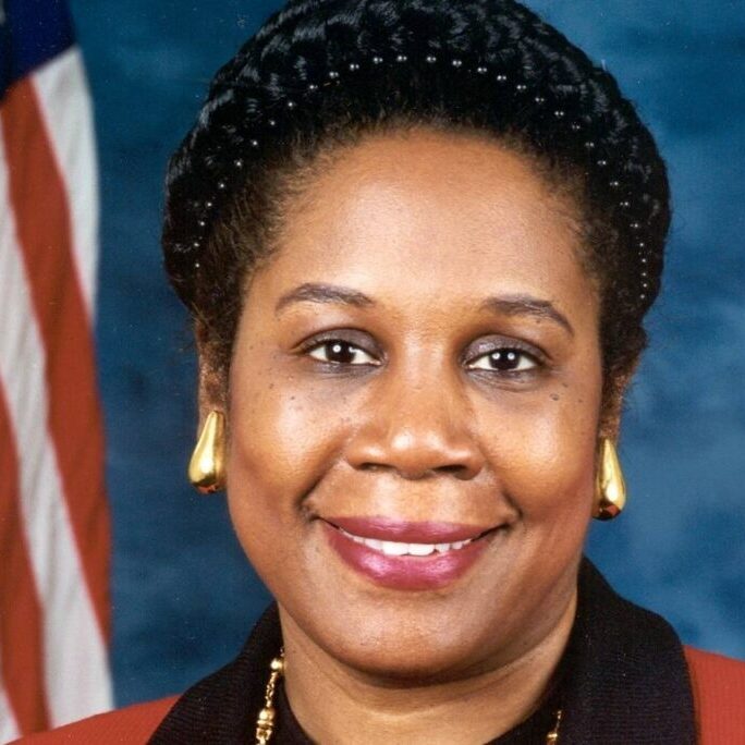 a headshot of U.S. Rep. Sheila Jackson Lee