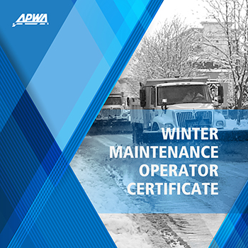 APWA Winter Maintenance Operator Certificate